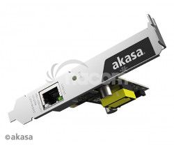 AKASA 2.5 Gigabit PCIe sie�ov� karta s PoE AK-PCCE25-02
