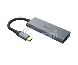 AKASA - extern USB hub - USB type-C s HDMI AK-CBCA19-18BK