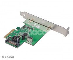 AKASA PCIe karta USB 3.2 Gen 2 intern konektor AK-PCCU3-06
