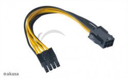 AKASA - PCIex 6-pin na ATX12V 8-pin adaptr AK-CB051