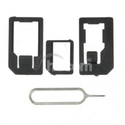 ALIGATOR Adaptr pre nano a microSIM karty + ihla 186158