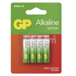 Alkalick batria GP Alkaline LR03 (AAA) 4ks