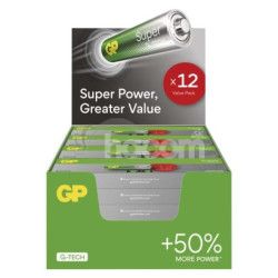 Alkalick batria GP Super LR03 (AAA), 288 ks, display box 288ks