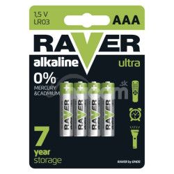 Alkalick� bat�ria RAVER LR03 (AAA), 4 ks 4ks B7911