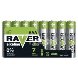 Alkalick batria RAVER LR03 (AAA) 8ks