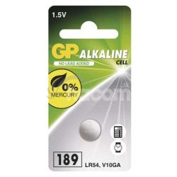 Alkalick gombkov batria GP LR54 (189F)