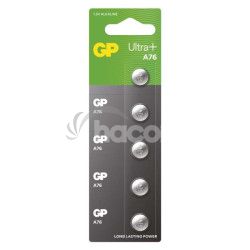 Alkalick� gomb�kov� bat�ria GP Ultra Plus LR44 (A76F), 5 ks 5ks B1376