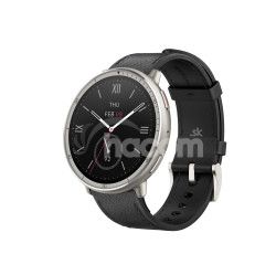 Amazfit Active 2 Round NFC/Silver/Elegant Band/Black Leather 10589