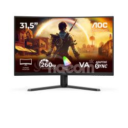 AOC Gaming/C32G42ZE/31,5"/VA/FHD/260Hz/0,3ms/�ierna/3R C32G42ZE