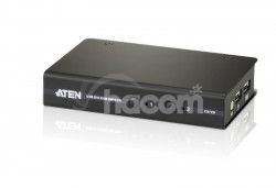 ATEN 2-port DVI KVM USB, audio 2.1, vrtane kblov CS-72D