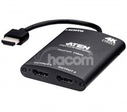 ATEN 2 port HDMI 2.0 splitter 1-2 True 4K@60Hz, HDR VS-82H