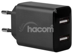 AVACOM HomeNOW 2 sieov nabjaka 5V 3,4A 17W s dvoma USB-A vstupmi NASN-2X34-BH2