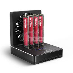 AXAGON ADSA-M2C44, USB4 dokovacia stanica pre 4� M.2 NVMe SSD s funkciou klonovania ADSA-M2C44