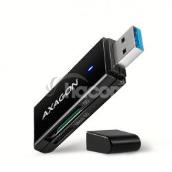 AXAGON CRE-S2N, USB-A 3.2 Gen 1 - SUPERSPEED teka karet, 2-slot & lun SD/microSD, podpora UHS-I CRE-S2N