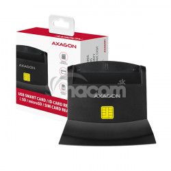 AXAGON CRE-SM2, USB extern taka eObanka + SD / microSD / SIM CRE-SM2