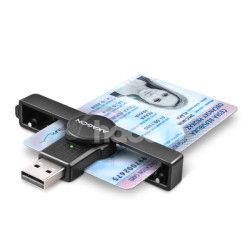 AXAGON taka kontaktnch kariet eID eObianok , extern, USB-A CRE-SMP1A