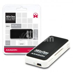 AXAGON CRE-X1, USB 2.0 extern MINI taka 5-slot ALL-IN-ONE CRE-X1