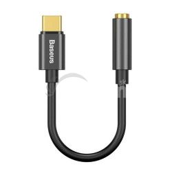 Baseus audio adaptr z USB-C na Jack 3,5mm ierny 6953156297845