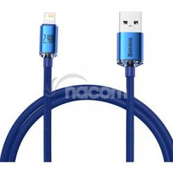 Baseus CAJY000003 Crystal Shine Series Dtov Kabel USB - Lightning 20W 1,2m Blue 6932172602697