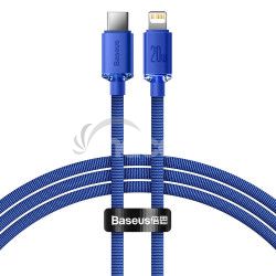 Baseus CAJY000203 Crystal Shine Series Dtov Kabel USB-C - Lightning 20W 1,2m Blue 6932172602758