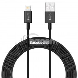Baseus CALYS-A01 Superior Fast Charging Dtov kbel USB to Lightning 2.4A 1m Black 6953156205406
