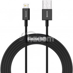 Baseus CALYS-C01 Superior Fast Charging Dtov kbel USB to Lightning 2.4A 2m Black 6953156205451