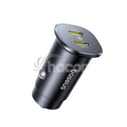 Baseus GoTrip Nab�ja�ka do Auta 2x USB-C 30W Cosmic Black 6932172687243