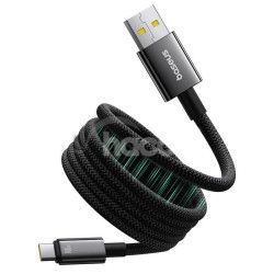 Baseus Magnetick nabjac kbel Tungsten USB/USB-C 1m 100W ierny 6932172662349