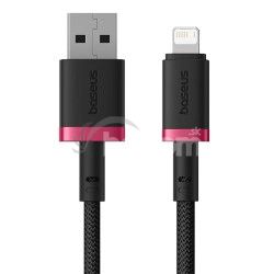 Baseus Rchlonabjac kbel Dura USB/Lightning 2m 2.4A erveno ierny 6932172669881