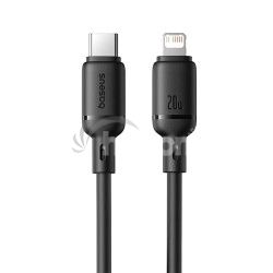 Baseus Rchlonabjac kbel Silky USB-C/Lightning 1m 20W ierny 6932172668730