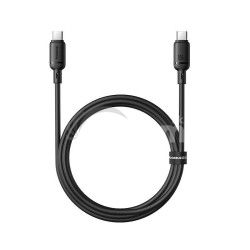 Baseus Rchlonabjac kbel Silky USB-C/USB-C 1m 100W ierny 6932172668815