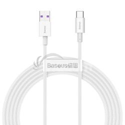 Baseus Superior Series Fast Charging D�tov� Kabel USB-A - USB-C 66W 2m White 6953156205529