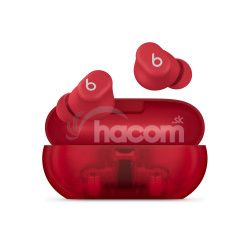 Beats Solo Buds-Wireless Earbuds-Transparent Red MUW03EE/A