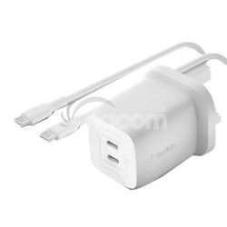 Belkin 65W napjac adaptr 2xUSB-C+100W kbel WCH013vf2MWH