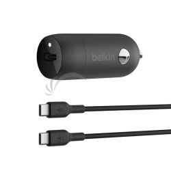 Belkin Car Charger 30W With PPS W/PVC, CC, 1M Blk CCA004bt1MBK-B6