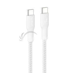 BELKIN k�bel USB-C 240W opletan� 3m biely CAB025hq3MWH