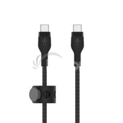 Belkin kbel USB-C s konektorom USC-C,2M ierny pleten CAB011bt2MBK