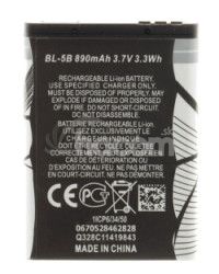 BL-5B Bat�ria pre Nokia 890mAh Li-Ion (OEM) 8596311249334