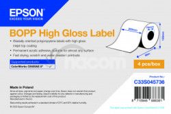 BOPP High Gloss Label Cont.R, 203mm x 68m C33S045736
