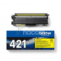 Brother TN-421Y, toner yellow, 1 800 str. TN421Y