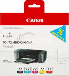 Canon PGI-72 MBK / C / M / Y / R Multi Pack 6402B009