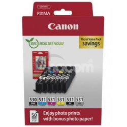 Canon PGI530/CLI 531 PGBK/C/M/Y/BK/GY PHOTO VALUE 6117C004