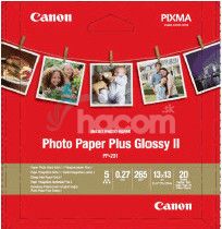 Canon PP-201,13x13cm fotopapier leskl, 20 ks, 265g / m 2311B060