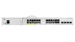 Catalyst C1000-24FP-4G-L, 24x 10/100/1000 Ethernet PoE+ portu a 370W PoE budget, 4x 1G SFP uplinks C1000-24FP-4G-L-RF