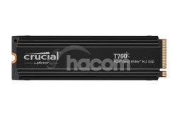 Crucial T700 1TB PCIe Gen5 NVMe M.2 SSD heatsink CT1000T700SSD5