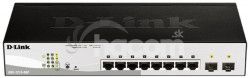 D-Link DGS-1210-08P Smart PoE switch, 8x GbE PoE+, 2x SFP, PoE 65W, fanless DGS-1210-08P/E