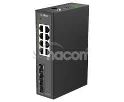 D-Link DIS-210G-12 12-port Gigabit Industrial Smart Managed Switch with 4 x SFP Ports DIS-210G-12