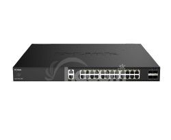 D-Link DXS-1250-28YP/E 28-Port 10G Multi-Gigabit PoE++ Smart Managed Switch with 4 x 25G SFP28 Ports DXS-1250-28YP/E