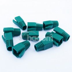 DATACOM krytka pre RJ45 (CAT6A, CAT7) zelen (10ks) 4395