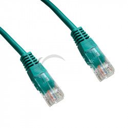 DATACOM patch cord UTP cat5e 0,5M zelen 1504